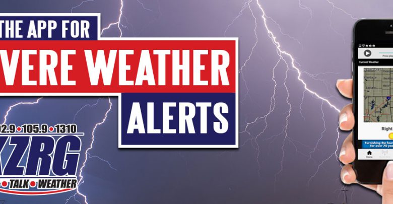 Severe weather slider