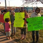 Mercy protestors