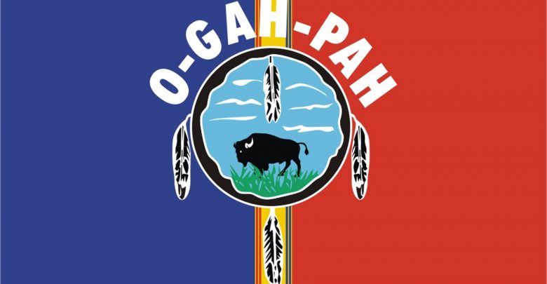 Quapaw tribe flag