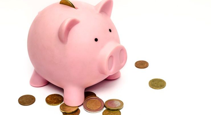 pink piggy bank