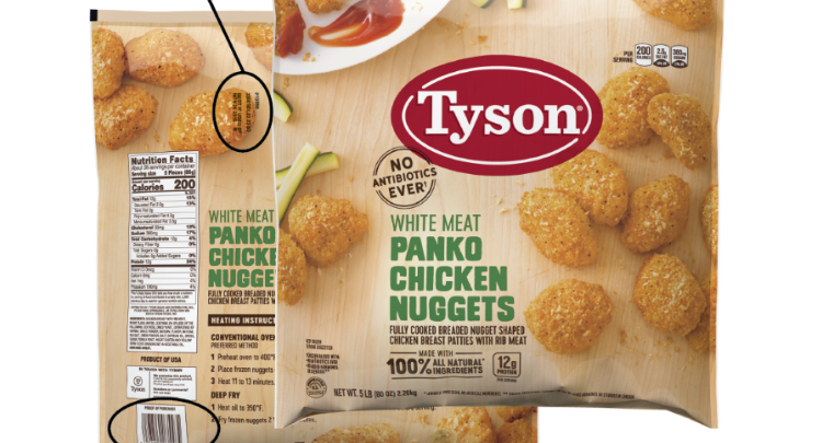 Tyson nugget recall 3