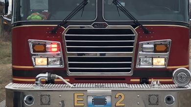 Photo of Joplin Firefighters put out RV Blaze