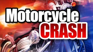Photo of Motorcycle accident injures one person