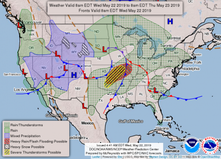 Flooding and possibly more severe weather