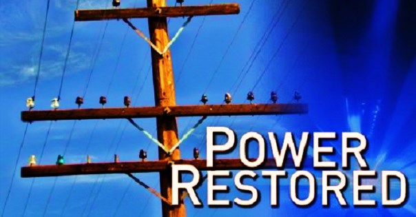 Power restored