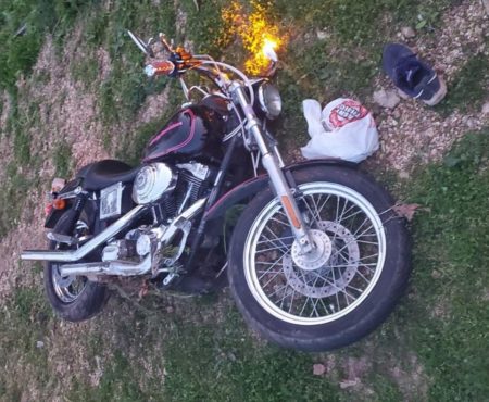 Motorcyclist Crashes Fleeing Police