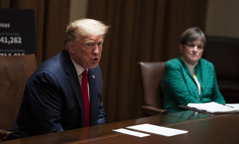 Donald trump, laura kelly