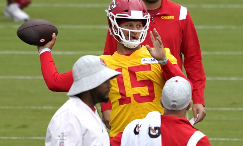 Chiefs breaking camp football