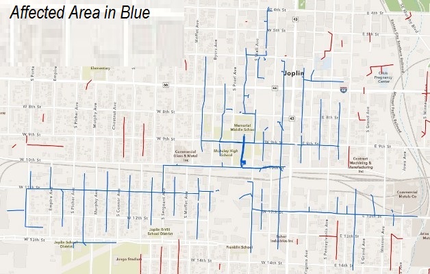 Liberty outage map