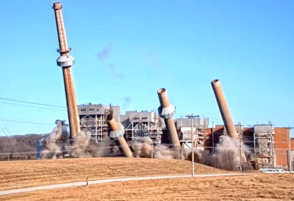 Smokestacks city utilities