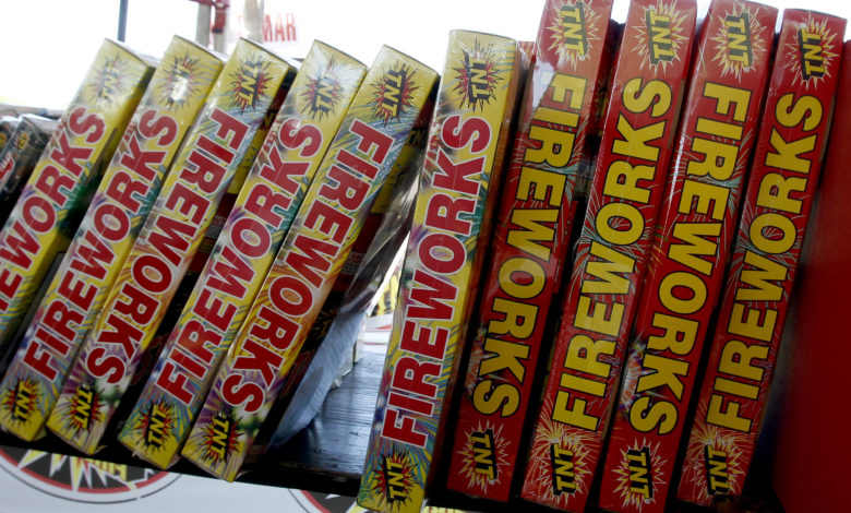 Fireworks banned