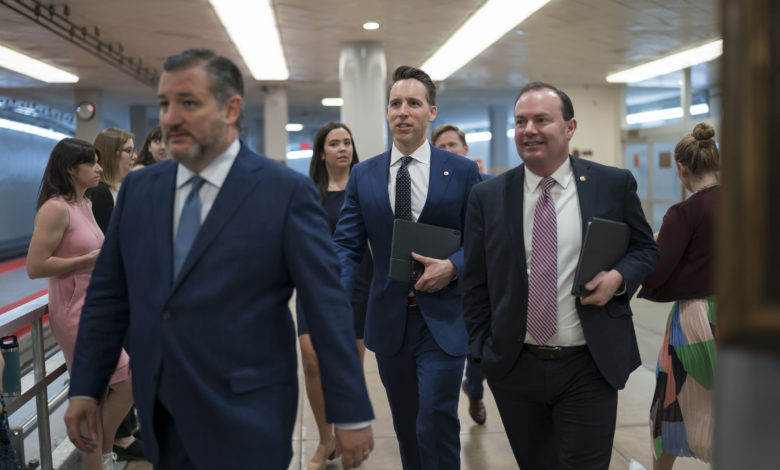 Ted cruz, josh hawley, mike lee