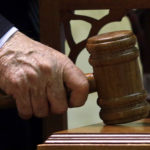 Gavel charged legal court judge