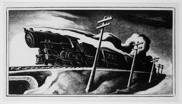 Benton lithograph