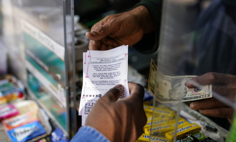 Lottery jackpot ticket purchase