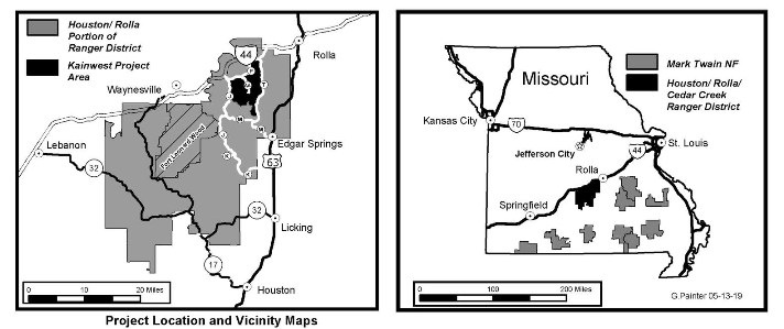 Burn locations