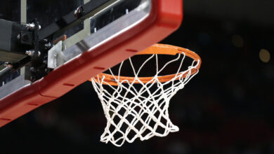 Photo of Joplin Police VS Joplin Firefighters in “Guns and Hoses” basketball game