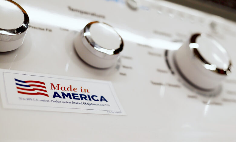 China trade made in america label