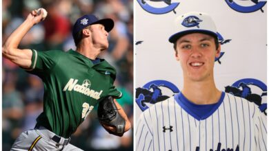 Photo of Crowder product Misiorowski displays heat at MLB Futures Game