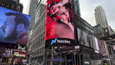 Photo of Trump’s social media company soars 40% in its first day of trading on Nasdaq