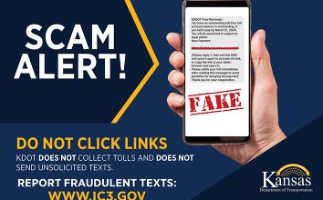 Photo of KDOT warns of smishing scam